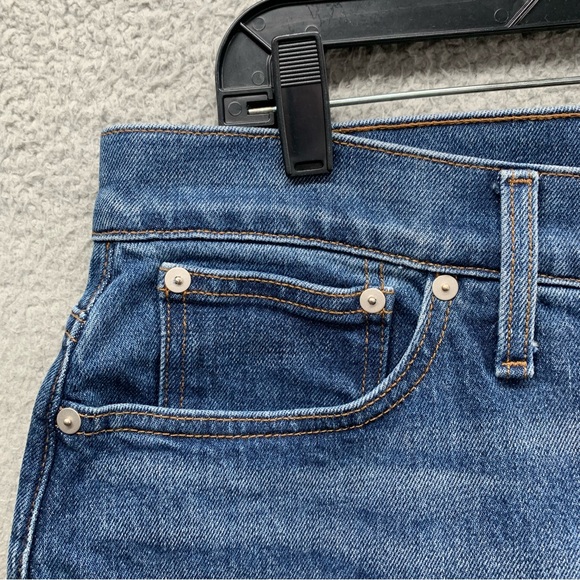 Madewell The Perfect Vintage Straight Jeans Blue Cropped Women's Petite Size 31P - Picture 11 of 16